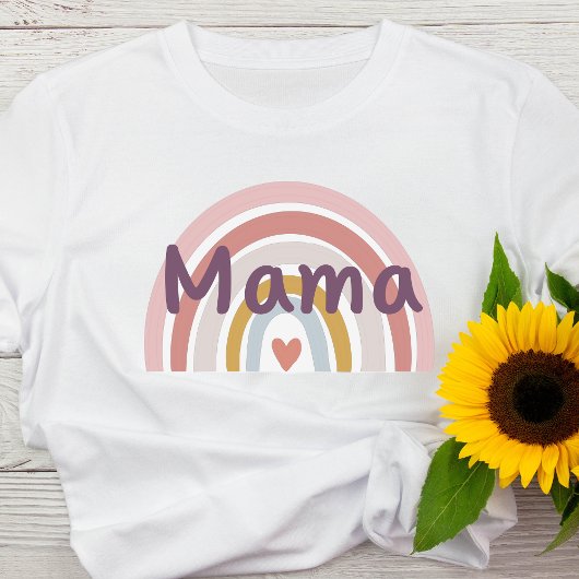 ヴィンテージママレインボーマザーシャツ Tシャツ
