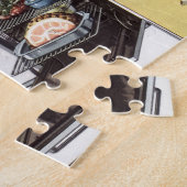 ヴィンテージマムインザキッチン料理アイースターハム ジグソーパズル (側面)