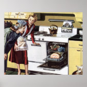 ヴィンテージマムインザキッチン料理アイースターハム ポスター (正面)