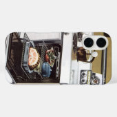 ヴィンテージマムインザキッチン料理アイースターハム Case-Mate iPhoneケース (裏面 (横))