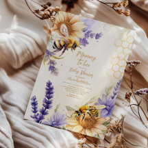 ヴィンテージマムビーイエローパープルフロベビーシャワー