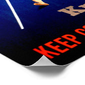 ヴィンテージマラリアが倒れる ポスター (角)