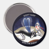 ヴィンテージマラリア蚊 マグネット (正面/裏面)