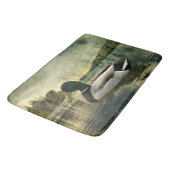 ヴィンテージマラードアヒル風化葉書 バスマット (アングル)