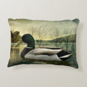 ヴィンテージマラードダック風化はがき アクセントクッション (裏面)