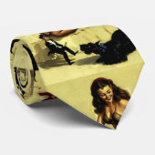 ヴィンテージマリオネットマニピュレータピンアップガール ネクタイ (ロール)