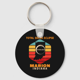 ヴィンテージマリオンインディアナ太陽のトータルEclipse 2024 キーホルダー