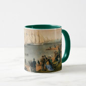 ヴィンテージマリタイムニューヨークヨットクラブレガッタ マグカップ (正面右)