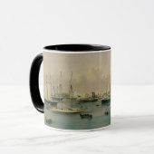 ヴィンテージマリタイム、ヨット飛行隊at Newport Harbor マグカップ (正面左)