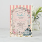 ヴィンテージマリーアントワネットブライダルシャワー招待 招待状 (スタンド正面)