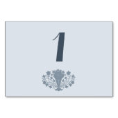 ヴィンテージマリーアントワネットロココ結婚テンプレート テーブルナンバー (正面)