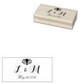 ヴィンテージマリーアントワネットロココ結婚1700s ラバースタンプ (押印)