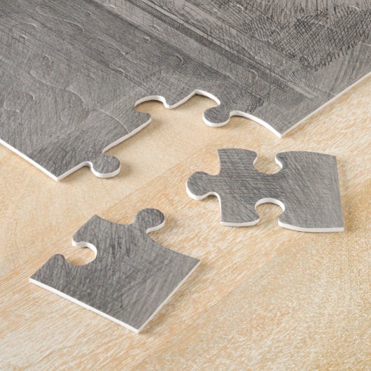 ヴィンテージマルクス・アウレリウス像イラストレーション(1889) ジグソーパズル (側面)