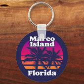 ヴィンテージマルコアイランドビーチフロリダ キーホルダー (裏面)