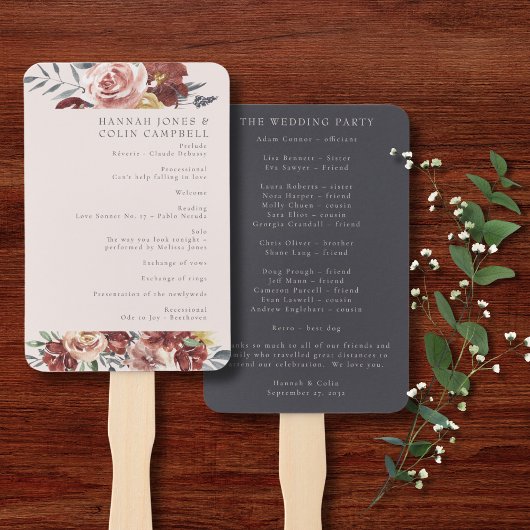 ヴィンテージマルサラ赤面プーターフローラプログラム ハンドファン