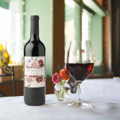 ヴィンテージマルサラ赤面プーターフローラ ワインラベル