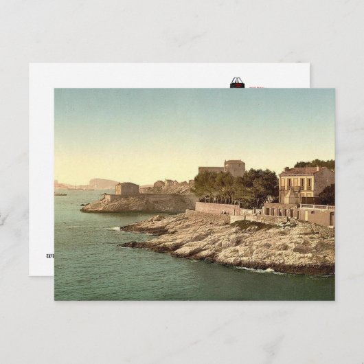 ヴィンテージマルセイユ,フランス – ポストカード (正面/裏面)