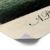 ヴィンテージマルタの地図(1794) ポスター (角)