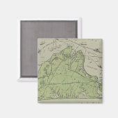 ヴィンテージマルタスヴィンヤードの地図(1913) マグネット (正面/裏面)