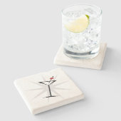 +[ヴィンテージマルチニ]+ ストーンコースター (横)