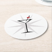 +[ヴィンテージマルチニ]+ ラウンドペーパーコースター (アングル)