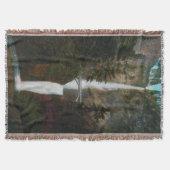 ヴィンテージマルチノマ滝オレゴンブランケット スローブランケット (正面)