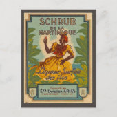 ヴィンテージマルティニーク旅行はがき ポストカード (正面)