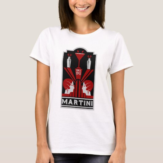 ヴィンテージマルティーニアールデコ Tシャツ (正面)