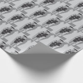 ヴィンテージマルティーニシェーカーズインブラック&グレー ラッピングペーパー (角)