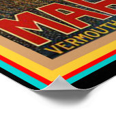 ヴィンテージマルティーニ&ロッシアールデコポスター ポスター (角)