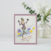 ヴィンテージマルディグラ広告スの作品 ポストカード (スタンド正面)