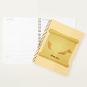 ヴィンテージマレーシア地図ScrollOld World Travel プランナー手帳