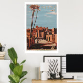 ヴィンテージマロック旅行ポスター ポスター (ホームオフィス)