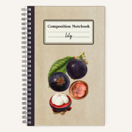 ヴィンテージマンゴスチンパーソナライズされた組成物 ノートブック