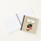 ヴィンテージマンゴスチンパーソナライズされた組成物 ノートブック (内部)