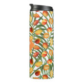 ヴィンテージマンゴー&グリーンリーサマーフルーツモノグラム タンブラー (回転右)