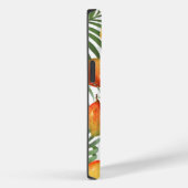 ヴィンテージマンゴー&グリーンリーサマーフルーツモノグラム Case-Mate iPhoneケース (裏面 / 右)