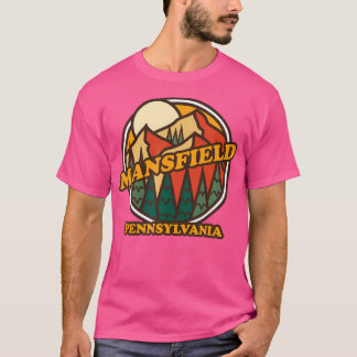 ヴィンテージマンズフィールドペンシルバニアマウンテンハイキングソウ Tシャツ