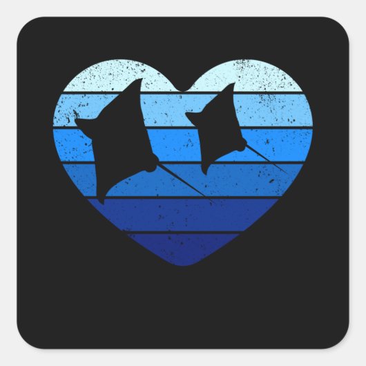 ヴィンテージマンタ線 スクエアシール (正面)