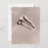 ヴィンテージマンダイビングポストカード – 1766928.jpg ポストカード (正面/裏面)