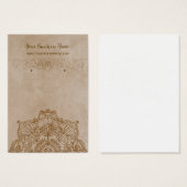 ヴィンテージマンダライヤリングディスプレイカード (正面&裏面)