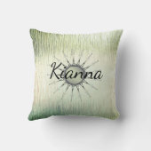 ヴィンテージマンダラオンミンティすりガラス クッション (裏面)