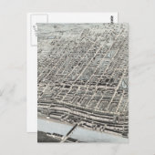 ヴィンテージマンチェスターNHの写真地図(1876) ポストカード (正面/裏面)