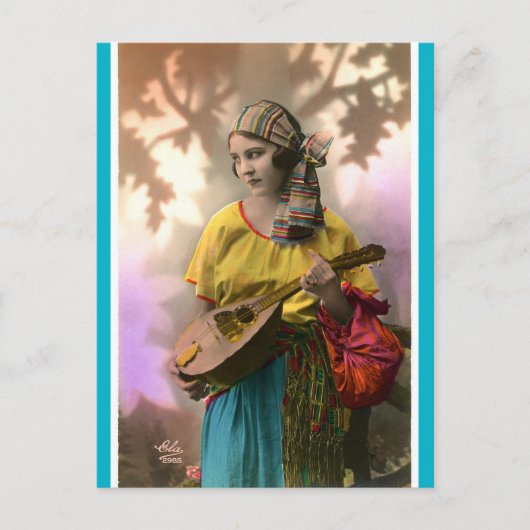 ヴィンテージマンドリンジプシー ポストカード (正面)