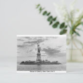 ヴィンテージマンハッタン、ニューヨーク自由像1910 ポストカード (スタンド正面)