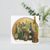 ヴィンテージマンベビーシャワーダドシェルパーティの招待状 招待状 (スタンド正面)