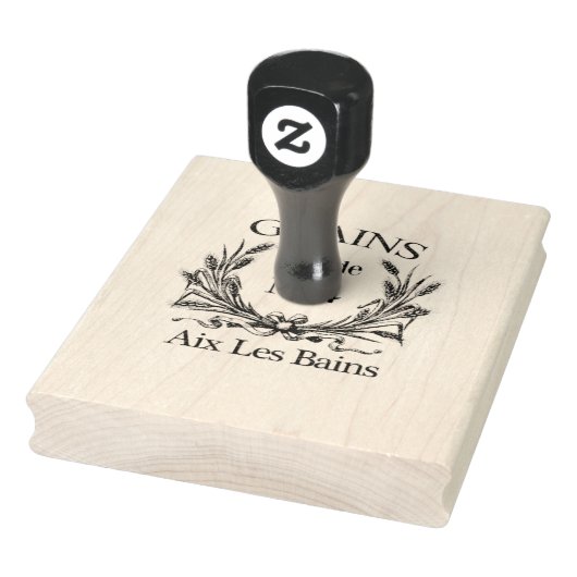 ヴィンテージマーカンタイル粒子スフランスのクリプト ラバースタンプ (スタンプ)