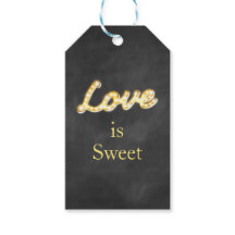 ヴィンテージマーキーライトギフトラベル- chalkboard