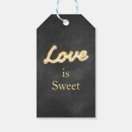 ヴィンテージマーキーライトギフトラベル- chalkboard ギフトタグ