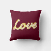 ヴィンテージマーキーライトラブクッション – marsala クッション (裏面)